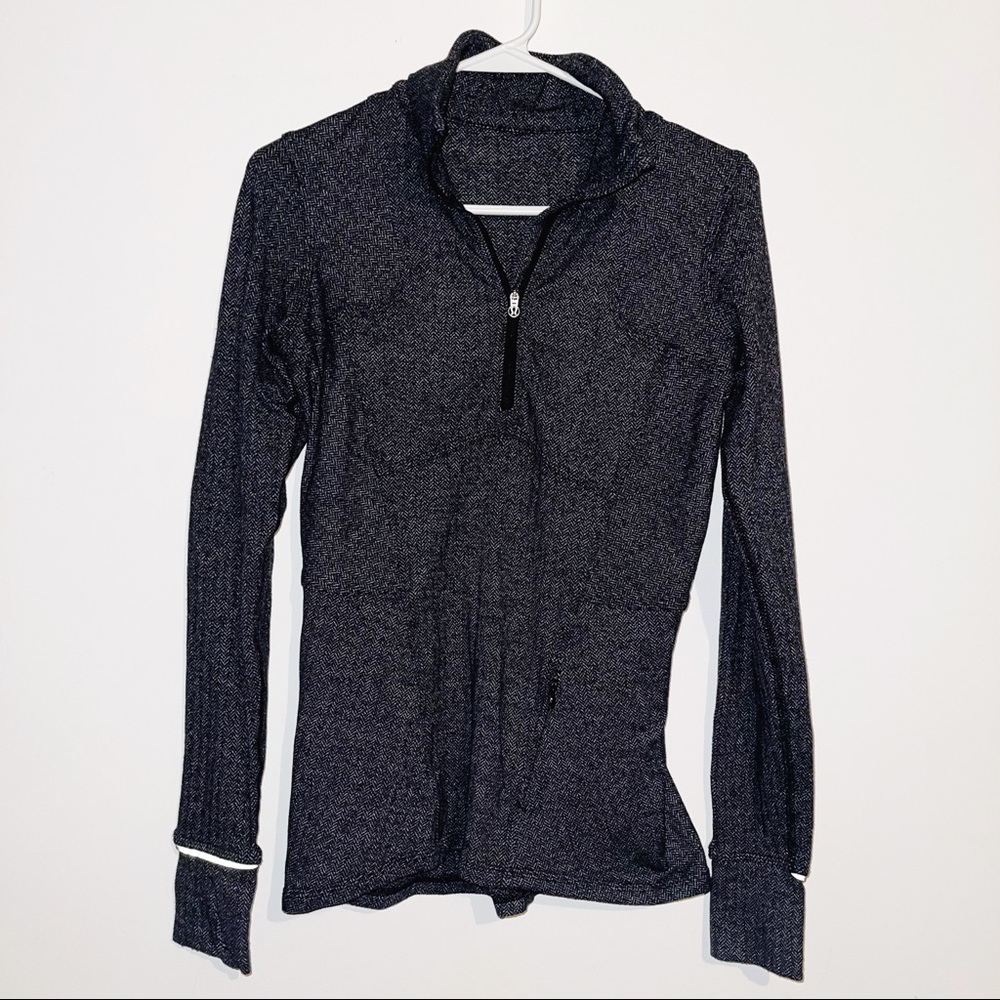 Lululemon Gray Quarter Zip Pullover